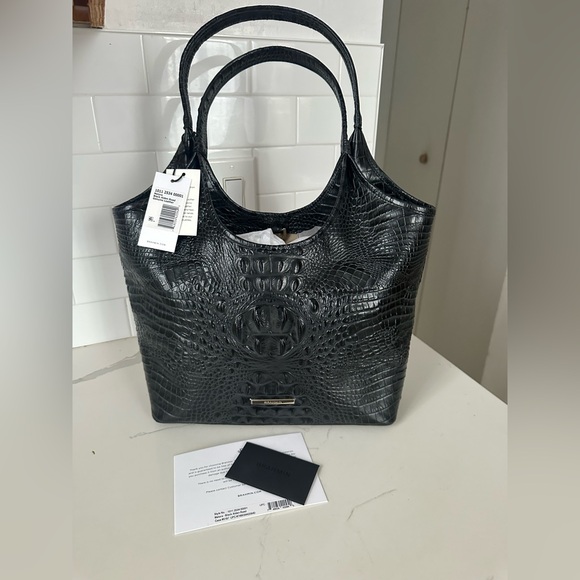 Brahmin Handbags - Brahmin Melora black genuine leather Alden rd collection